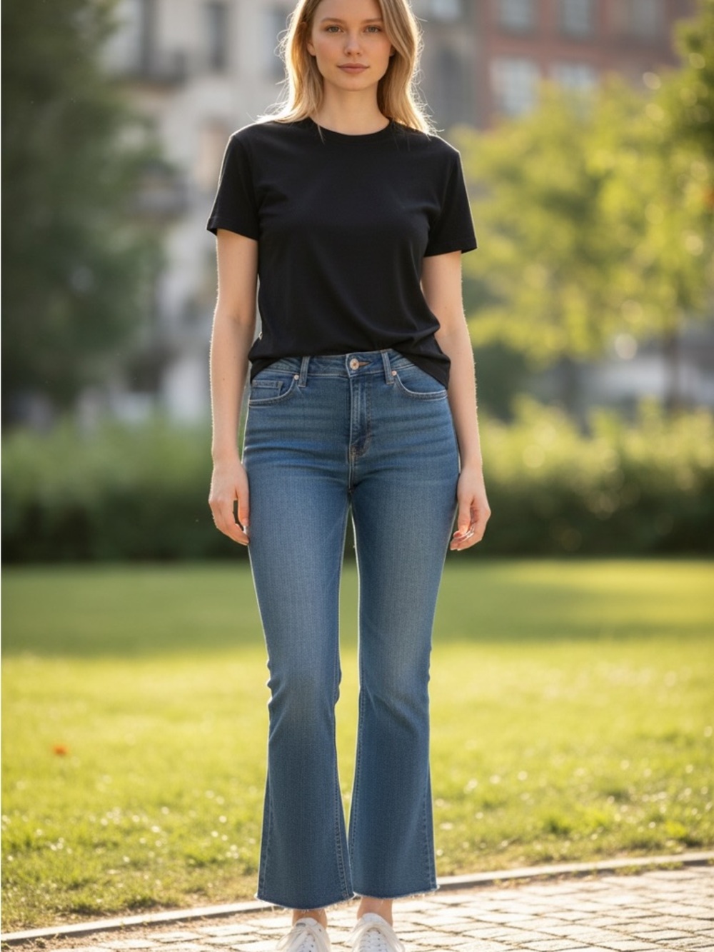 DL1961 Bridget Boot cut jeans- Indigo Flare, size 28